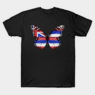 Hawaiian Flag  Butterfly - Gift for Hawaiian From Hawaii T-Shirt